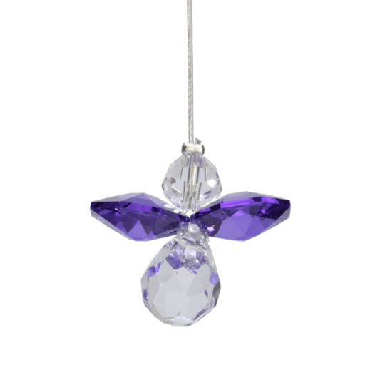 Purple Angel Suncatcher