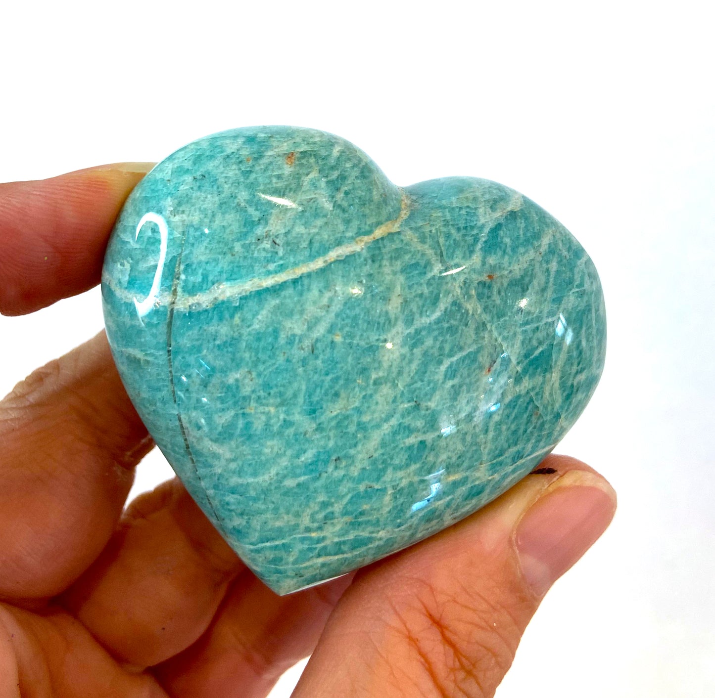 Amazonite Heart - A