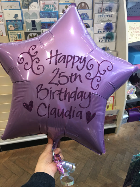 Lilac Star - Personalised