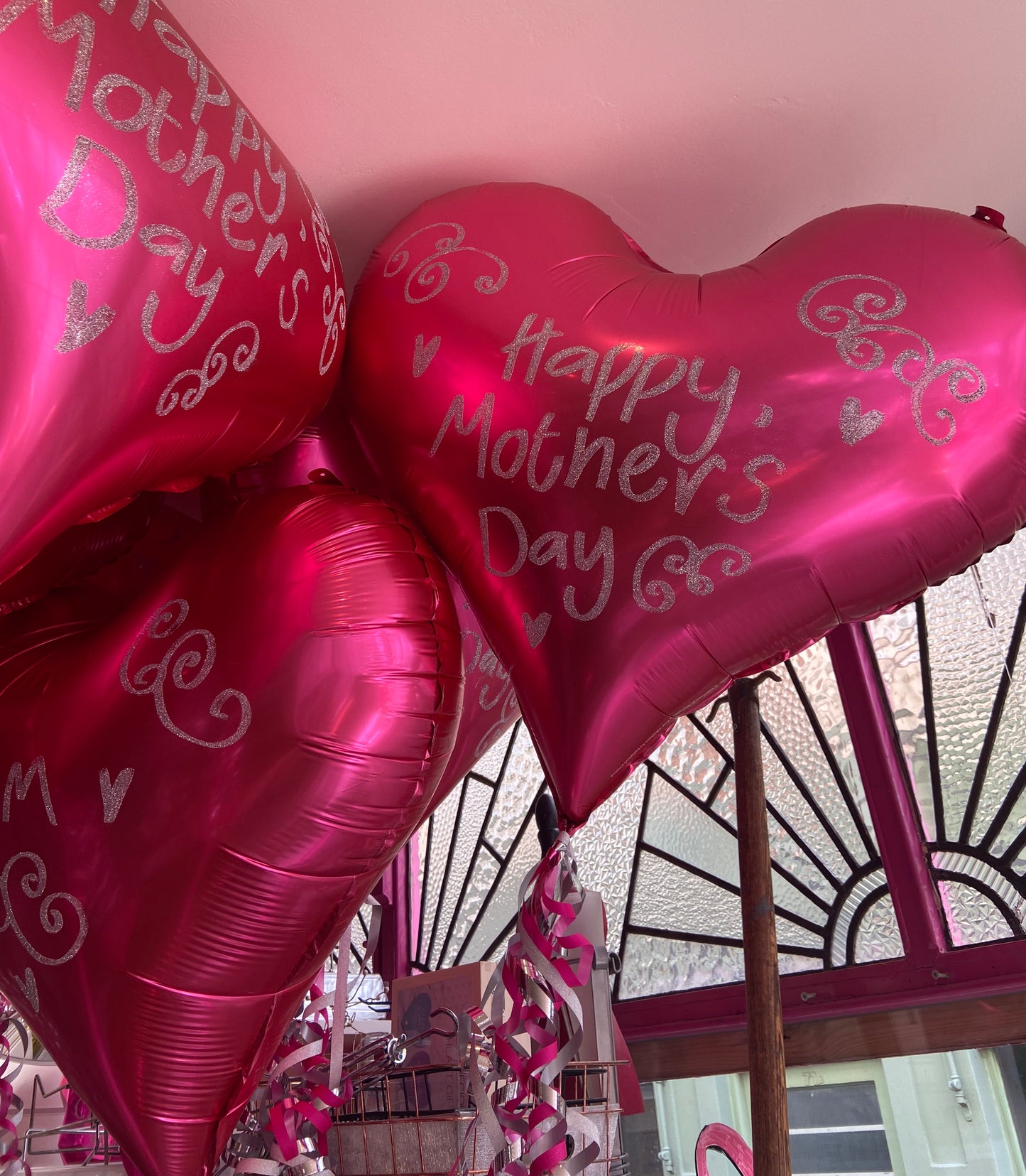 Medium Cerise Heart - Personalised