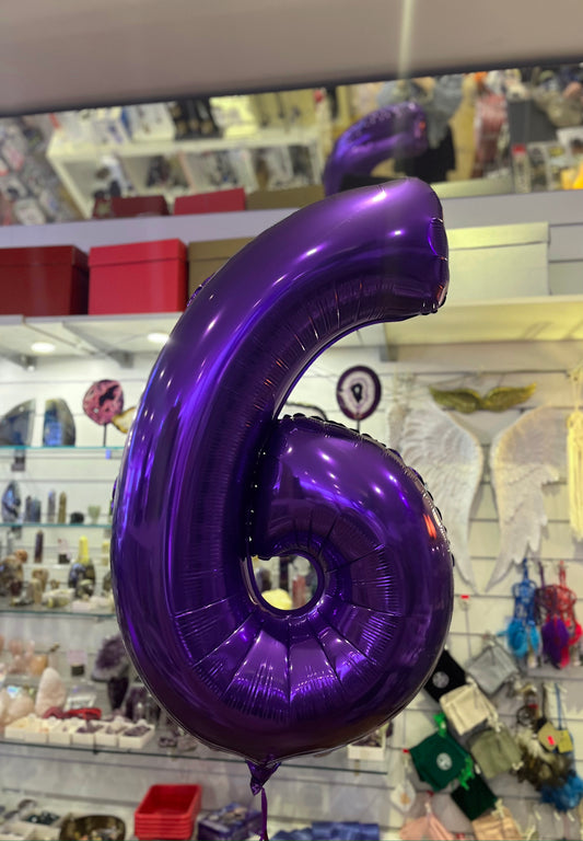 Number Balloon - Purple