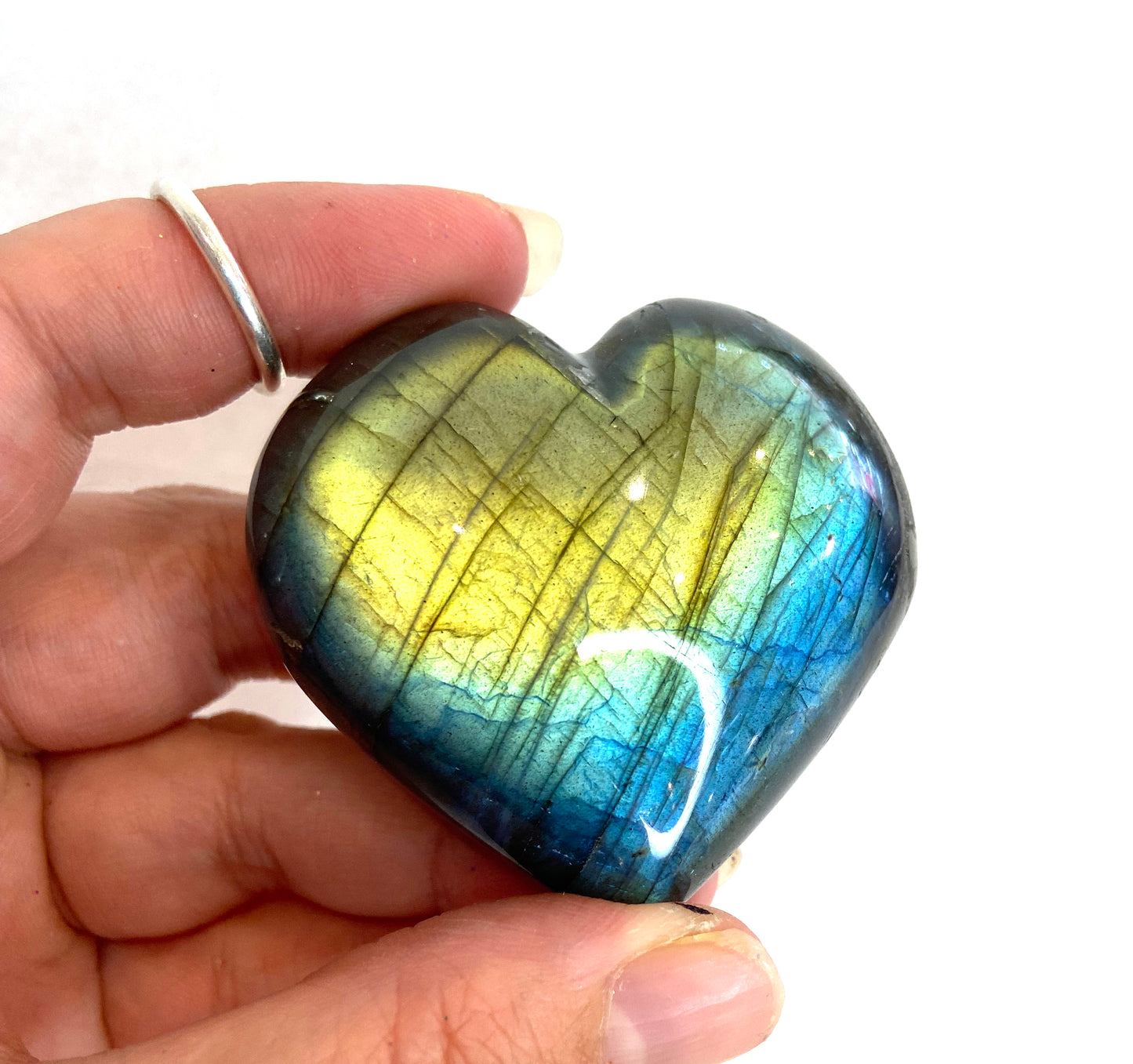 Labradorite Heart - A