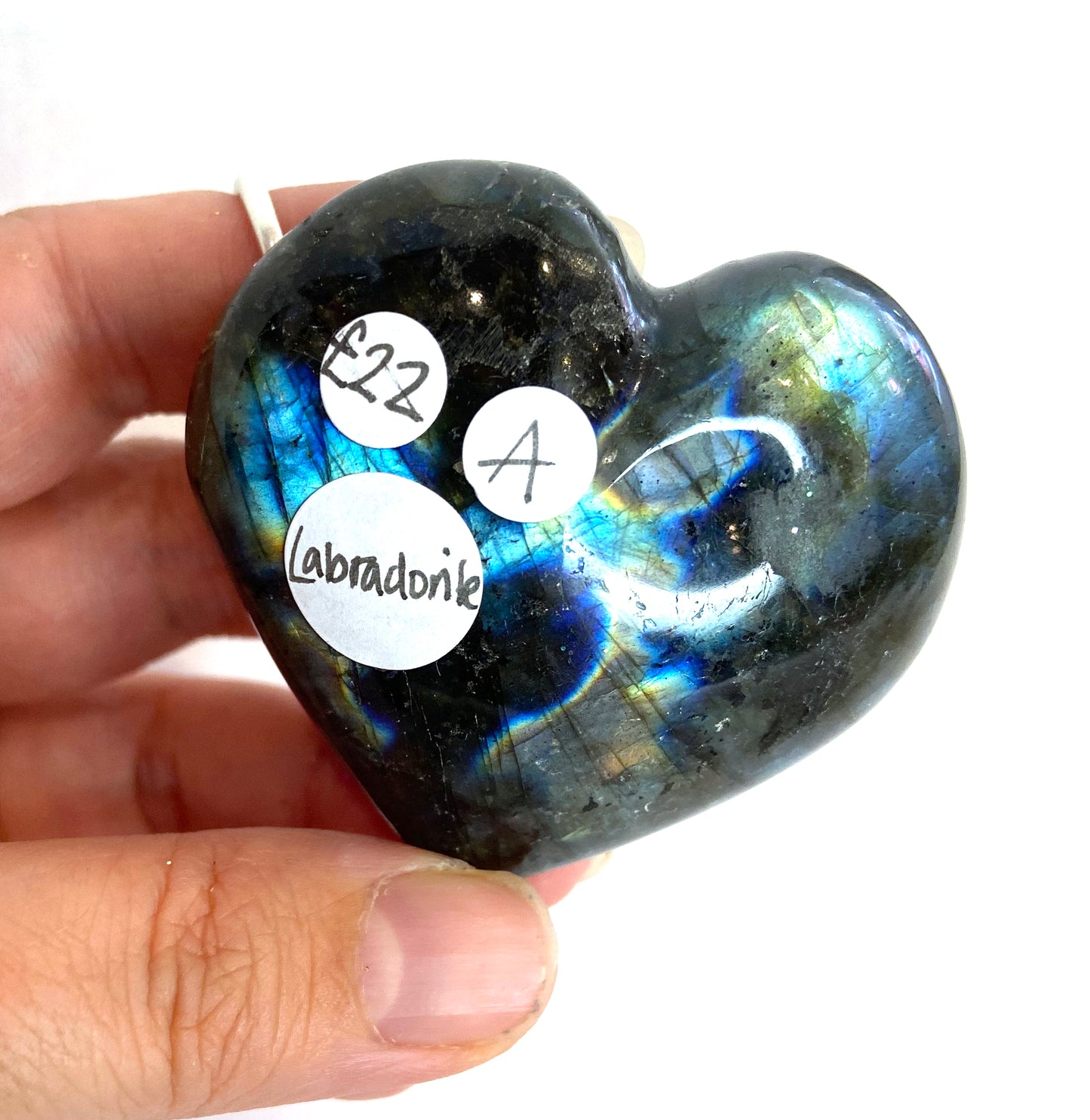 Labradorite Heart - A