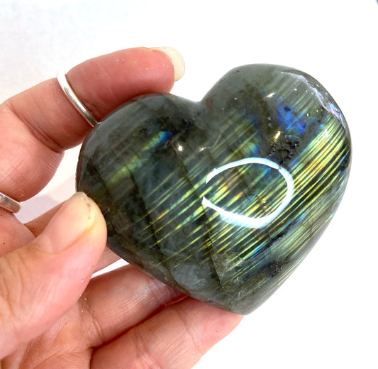 Labradorite Heart - B