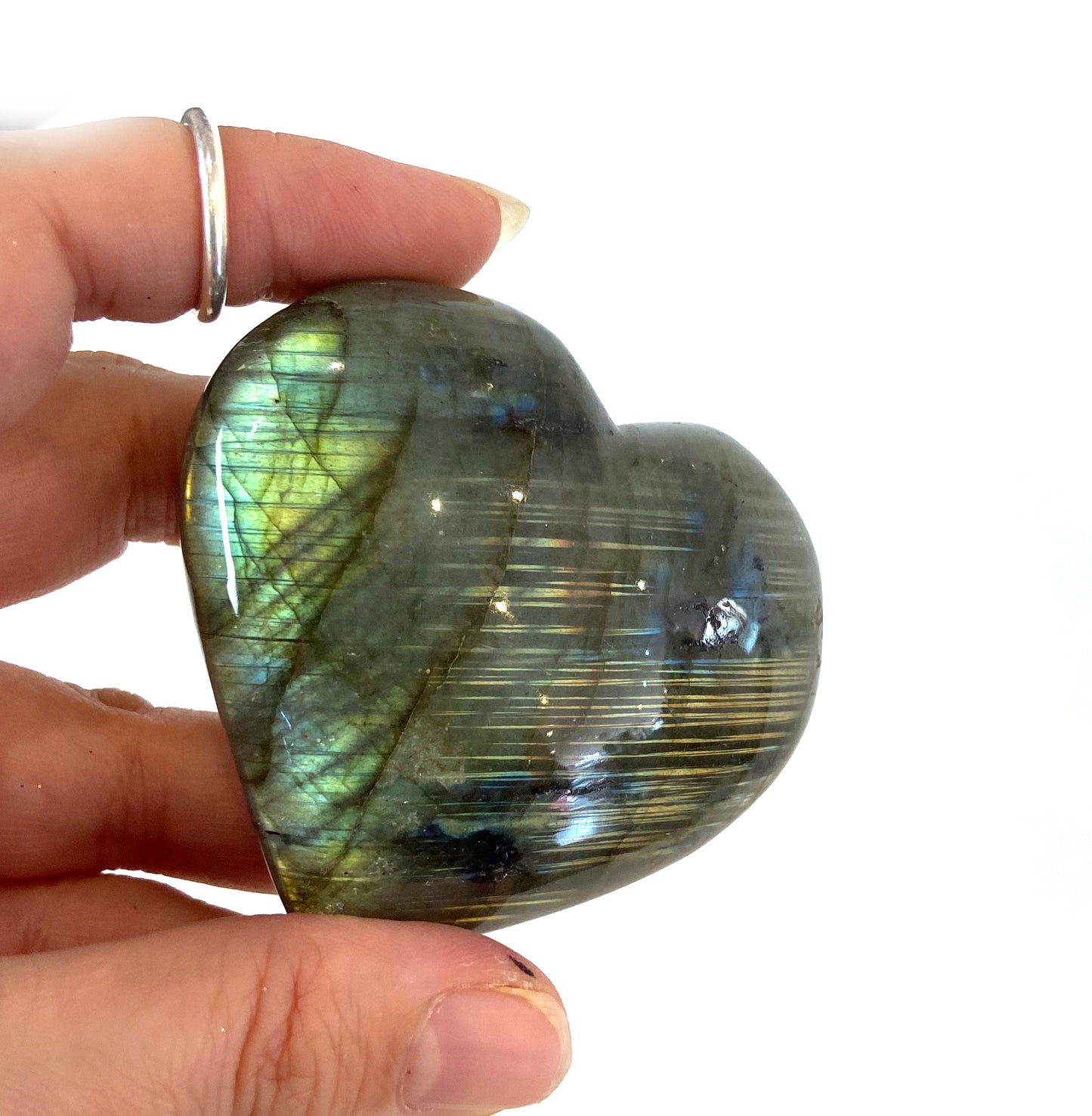Labradorite Heart - B