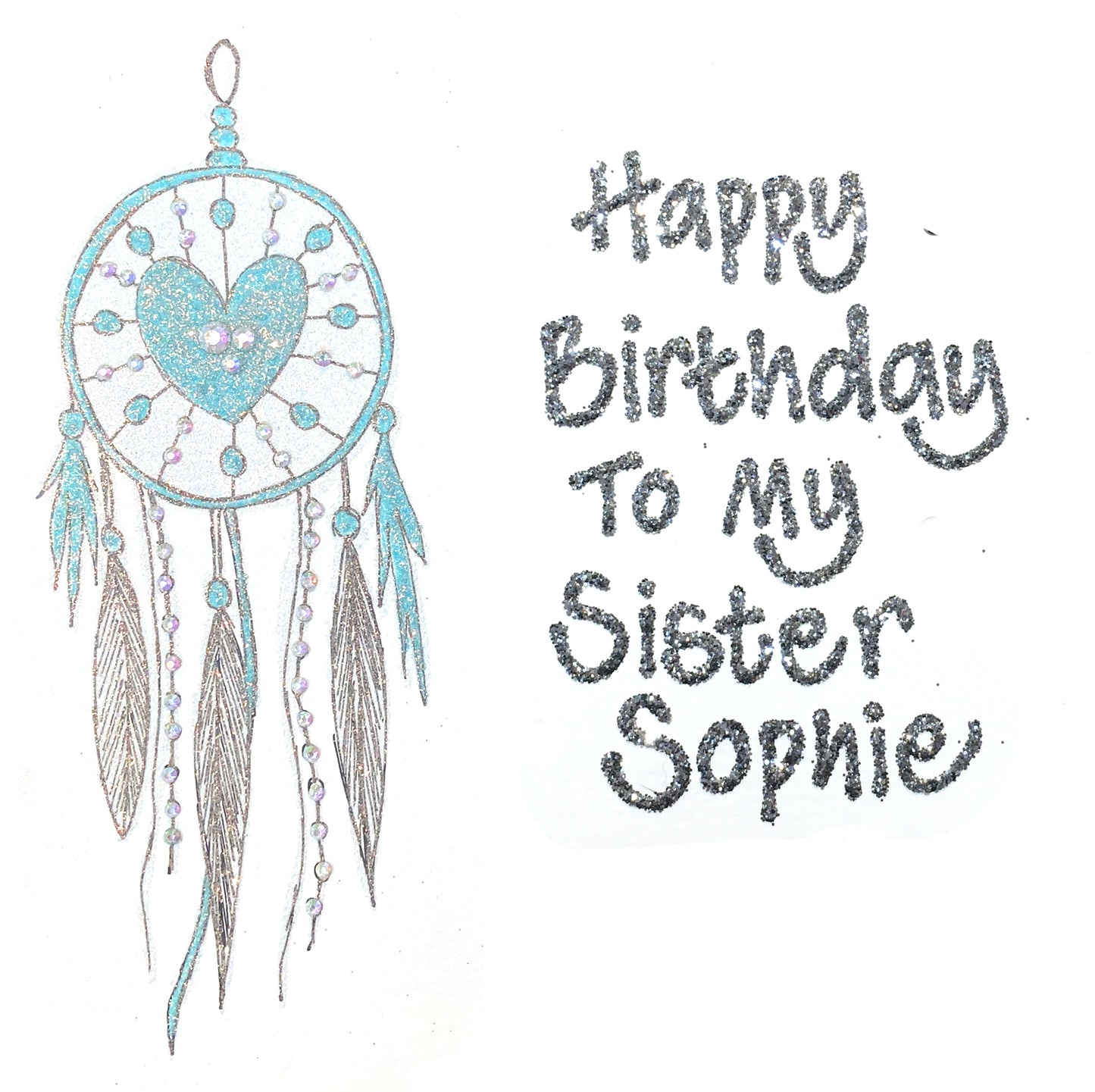 Large Personalised Card - Dreamcatcher