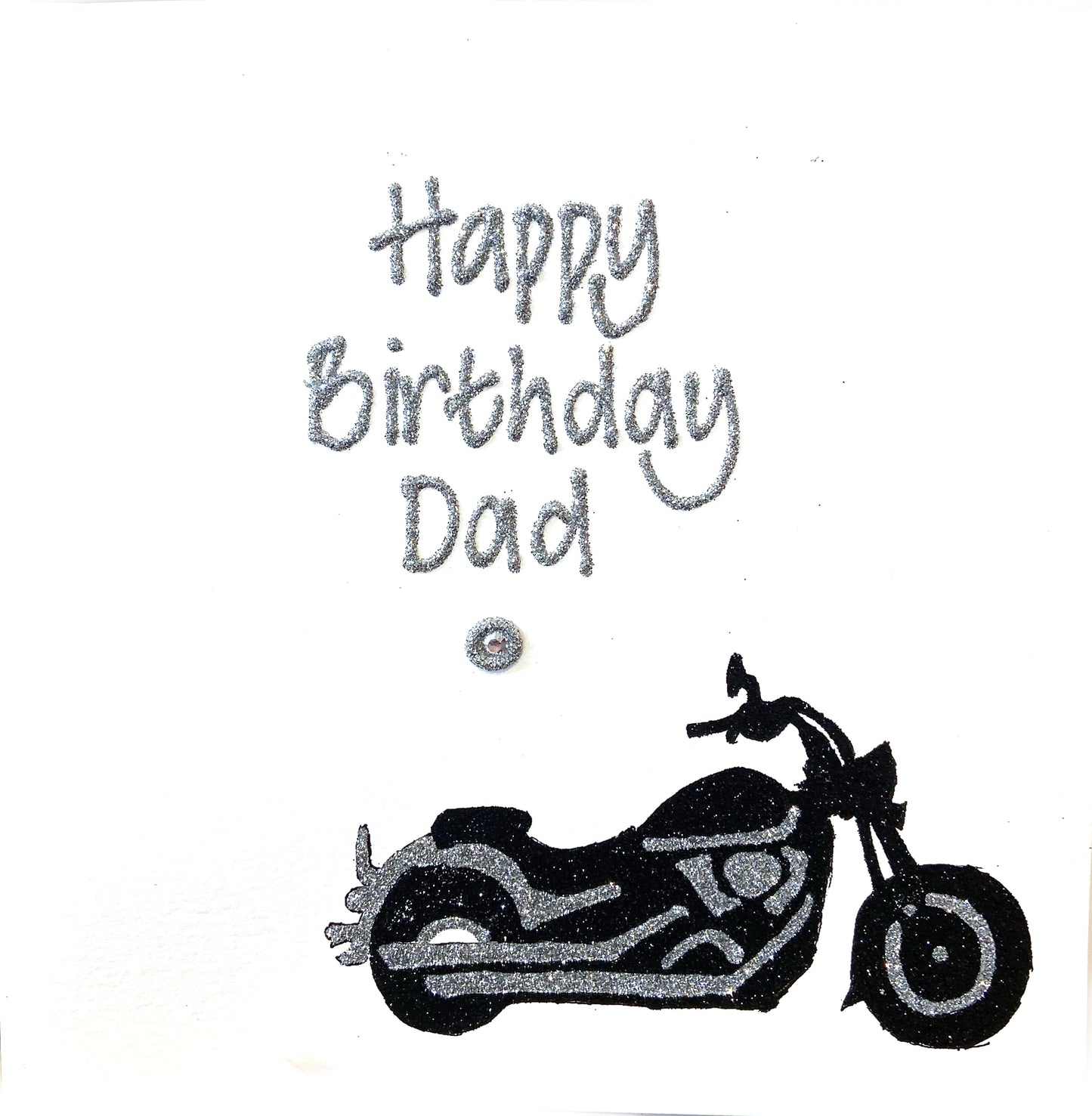 Large Personalised Card - Motorbike