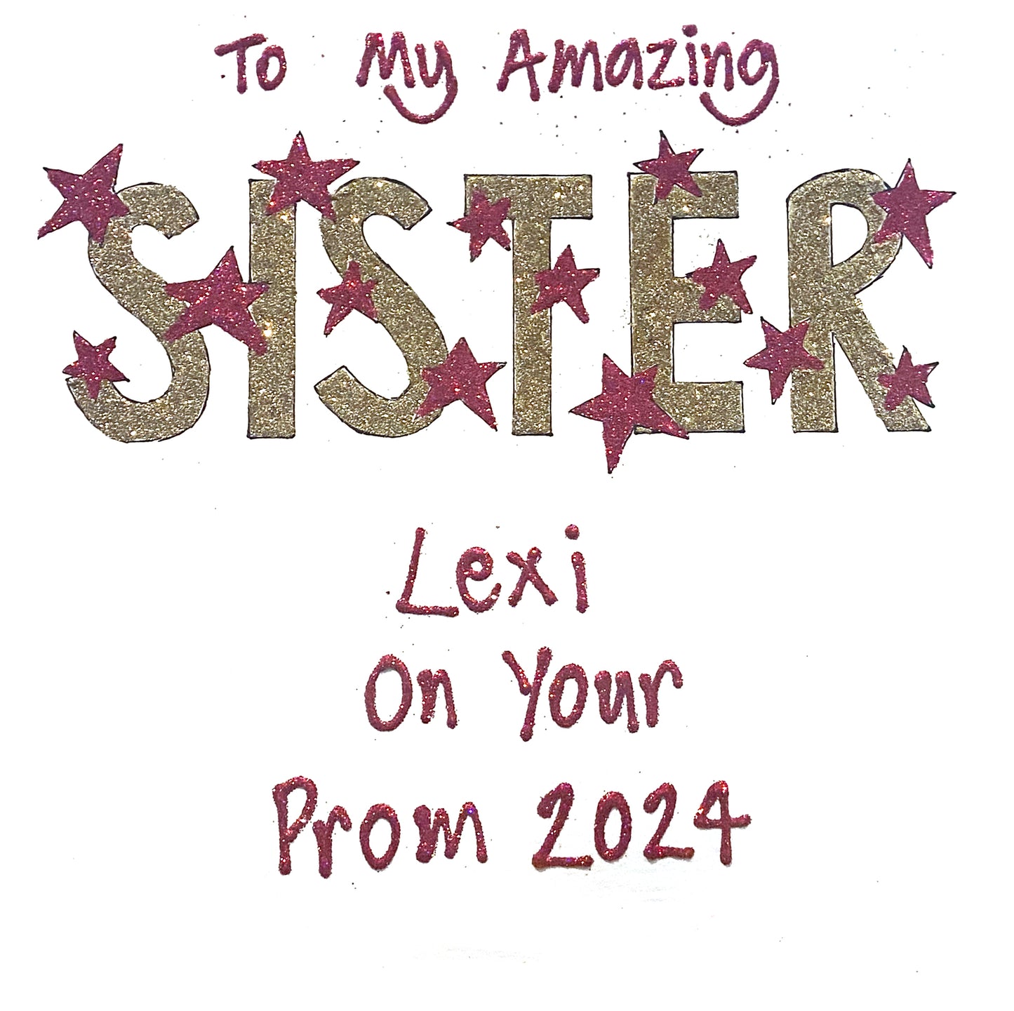 Personalised Large Card - Occasions - sister