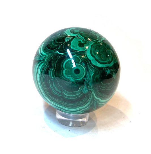 Malachite Crystal Sphere