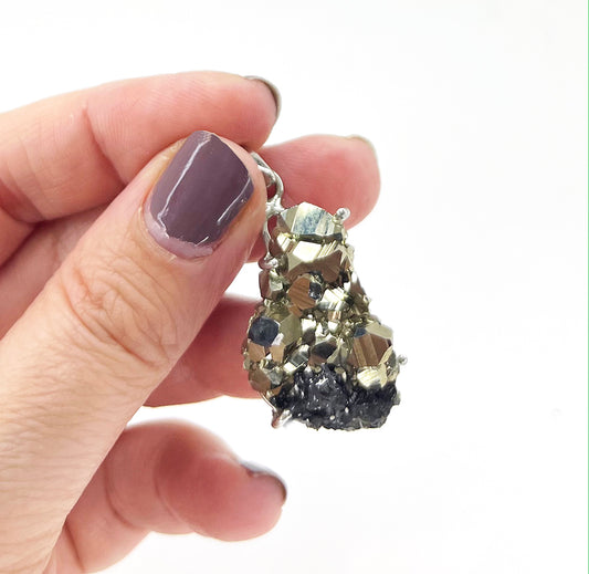 Pyrite Pendant -A