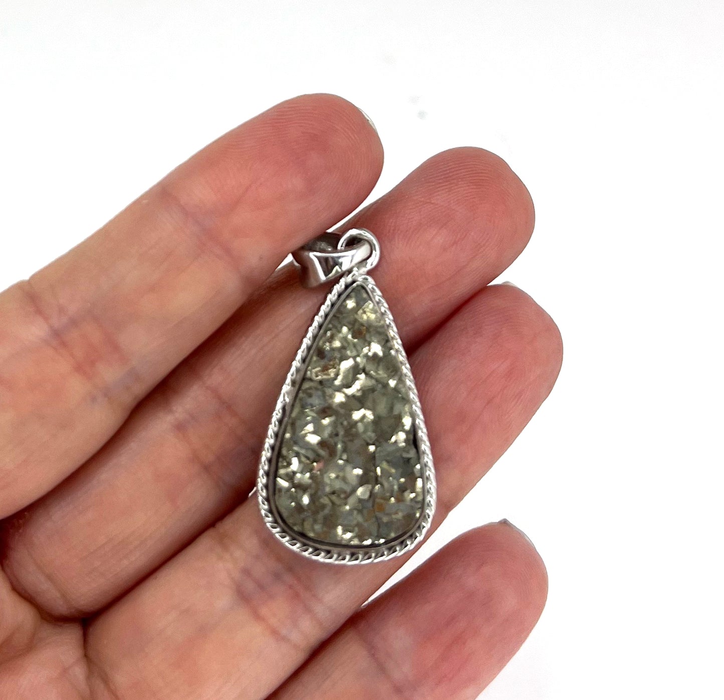Pyrite Pendant -B