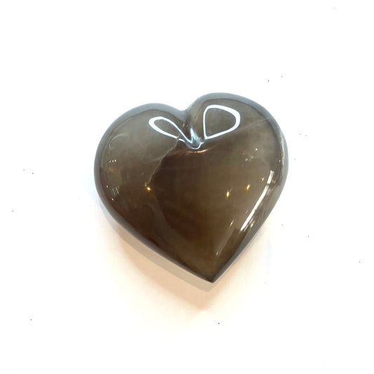 Smoky Quartz Heart - A