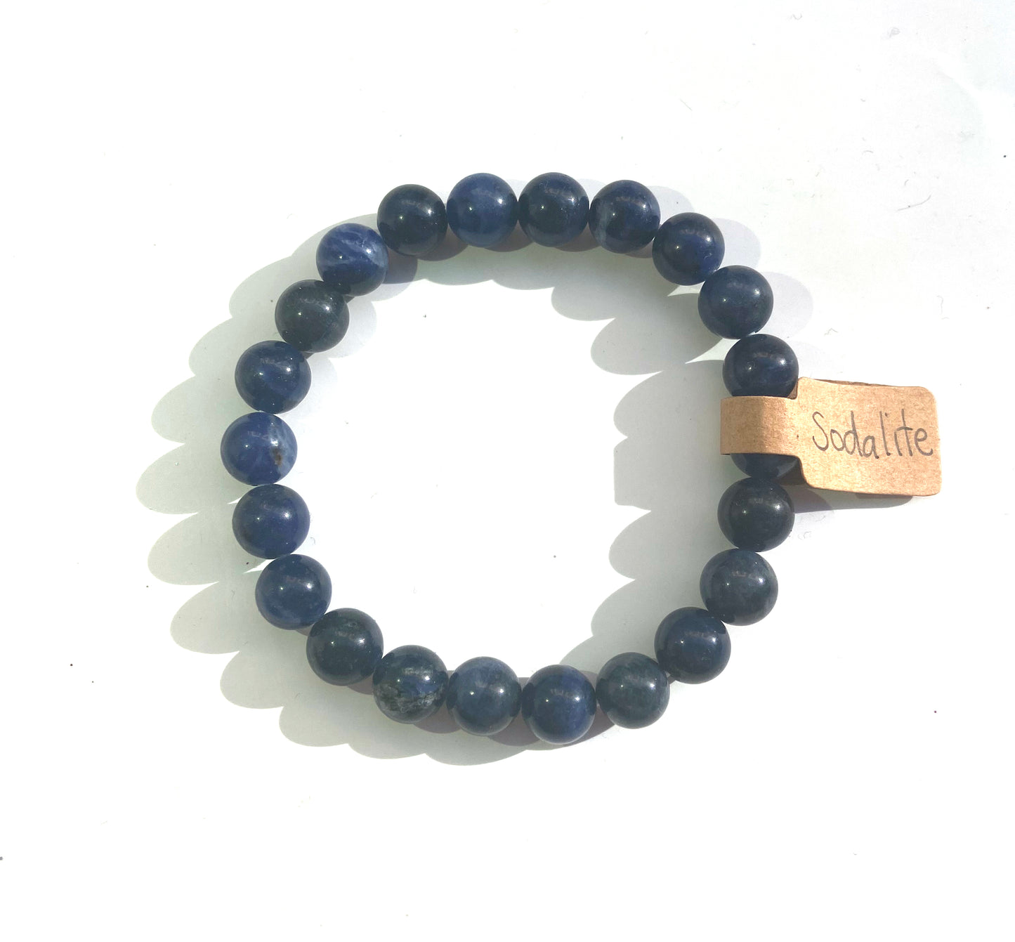 Sodalite 8mm Round Bead Bracelet