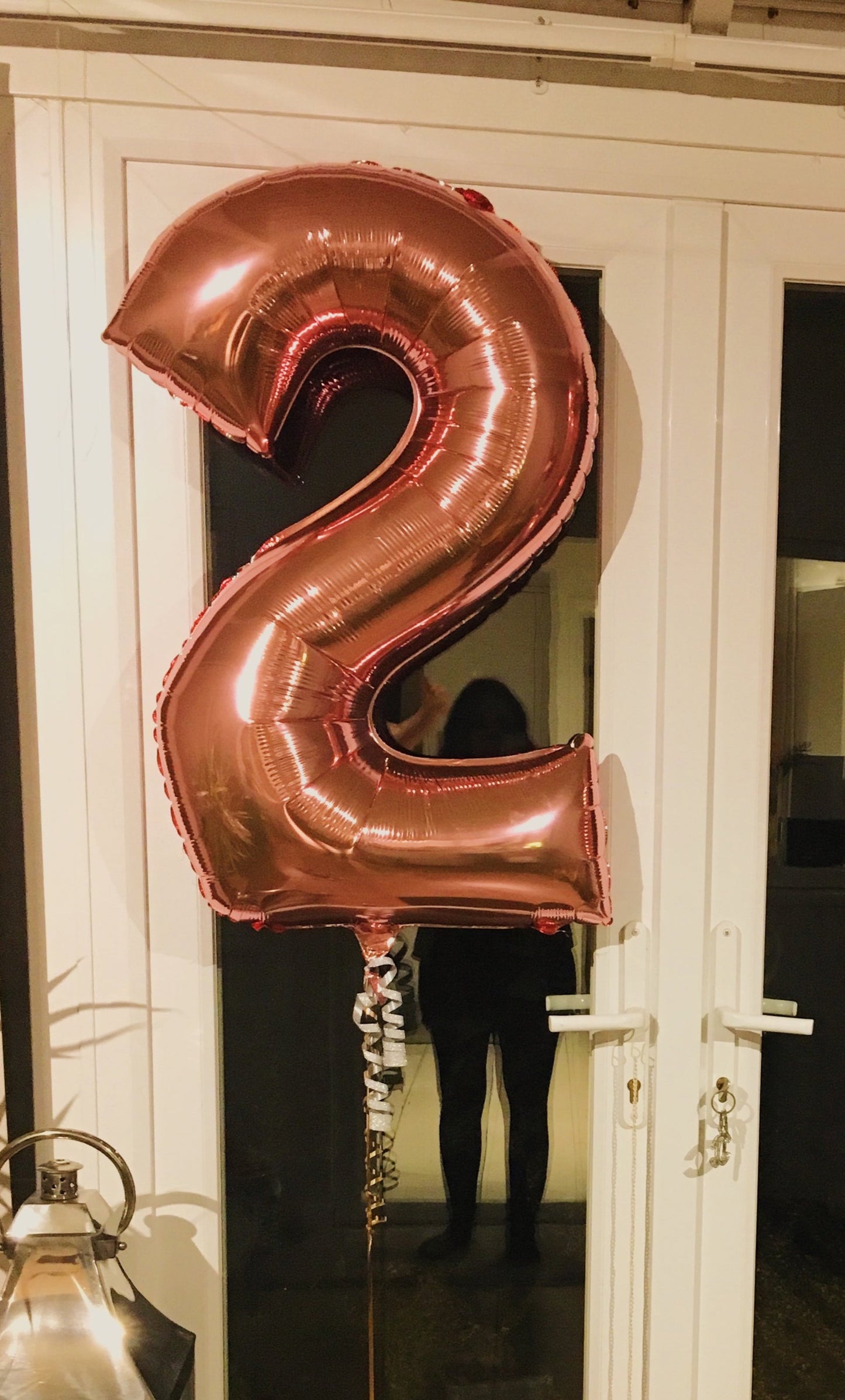 Number Balloon - Rose Gold