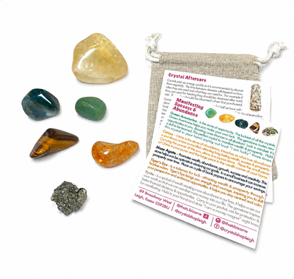 Set of Crystals for Manifesting Success & Abundance