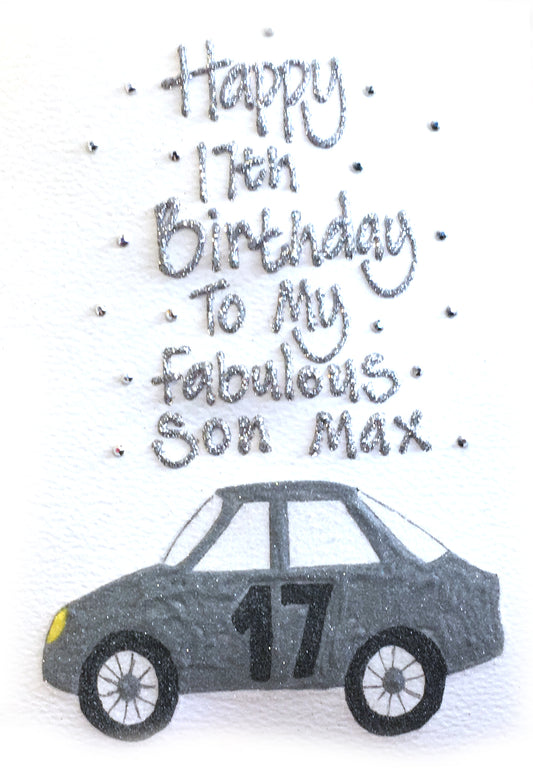 Personalised Medium Card - Car