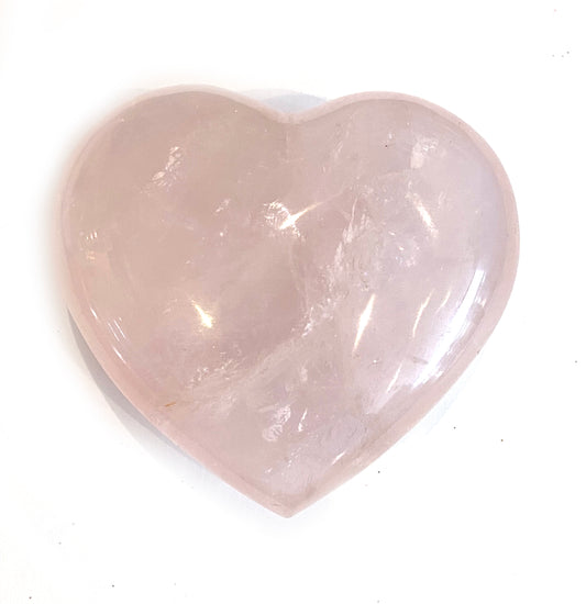 Rose Quartz Heart - B