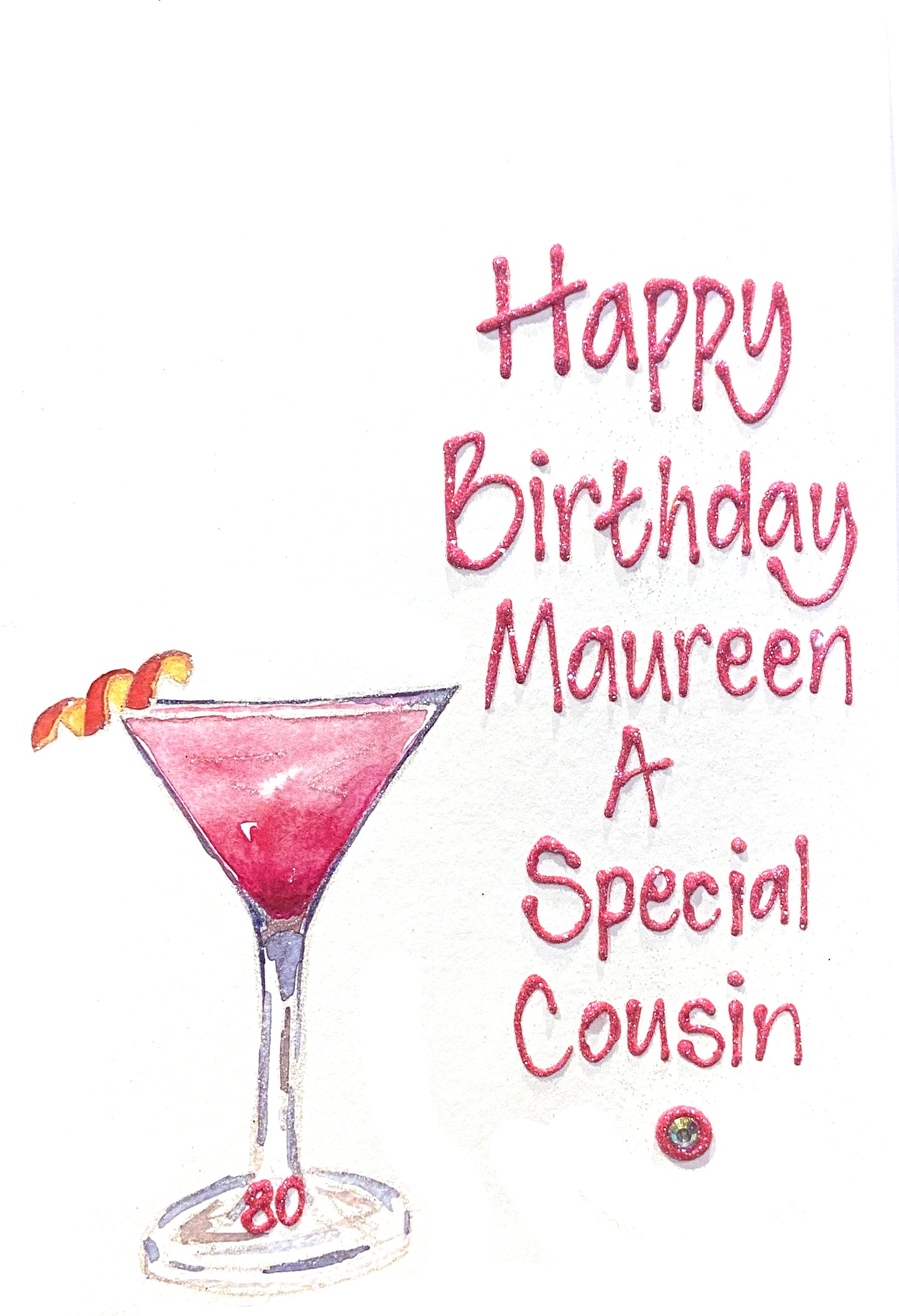 Medium Personalised Card - Cosmopolitan